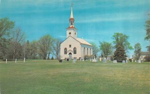 Cornwallis, Nova Scotia Canada  ST JOHN'S CHURCH & CEMETERY~Headstones  Postcard