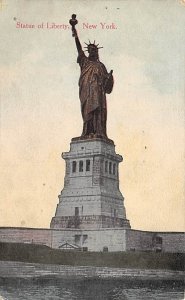 Statue of Liberty New York City, USA 1914 