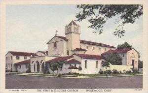 California Inglewood The First Methodist Church Curteich