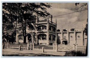 Wedding Cake House Street View Kennebunk Landing Maine ME Vintage Postcard