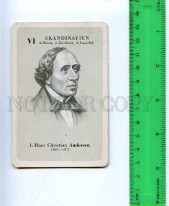 222904 Hans Christian ANDERSEN Great FAIRY TALER playing CARD