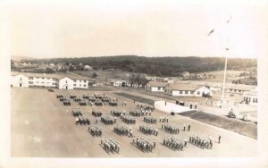 RPPC Canada Military Base Real Photo c1940s Vintage Postcard