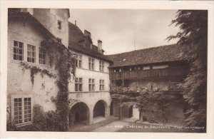 Switzerland Chateau de Gruyeres Cour interieure