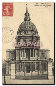 Postcard Old Paris Dome des Invalides