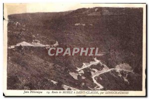 Postcard Old Scenic Route Jura Morez to Saint Claude by Longchaumois