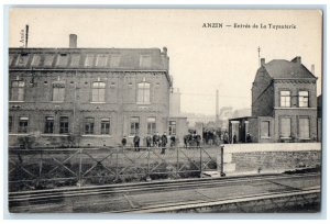 c1910 Entrance to the Anzin Pipework Nord France Antique Unposted Postcard