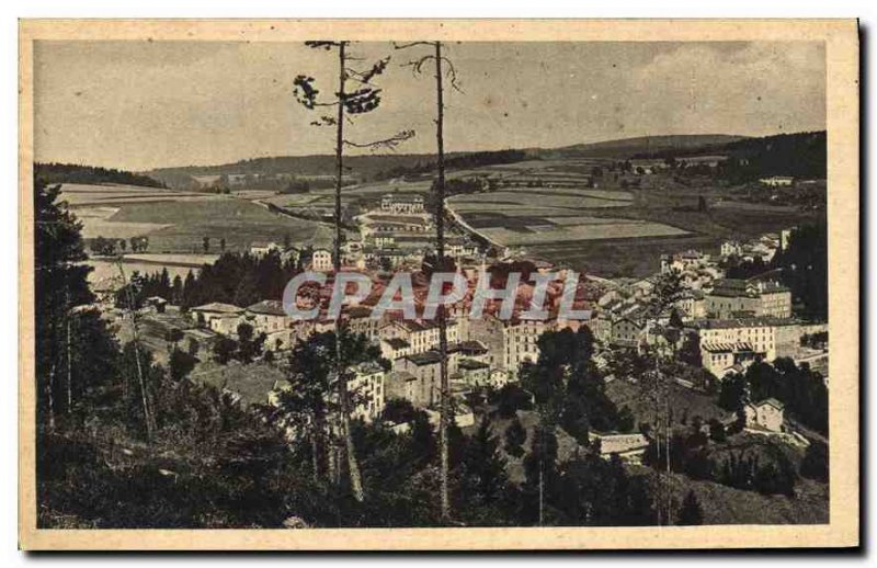 Old Postcard Louvesc Ardeche general view