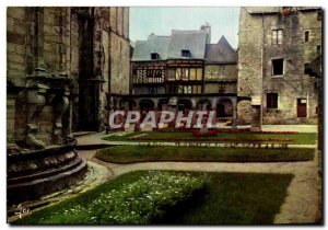 Postcard Modern Brittany Colored Vannes Le Cloitre Renaissance cathedral and ...