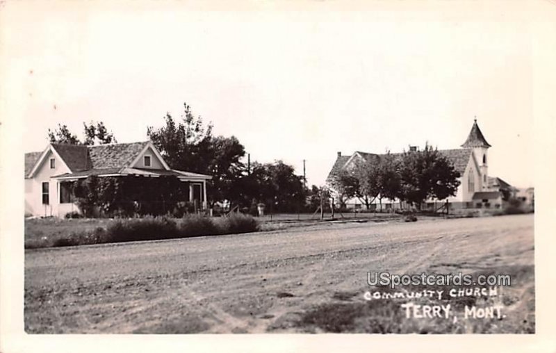 Community Church in Terry, Montana