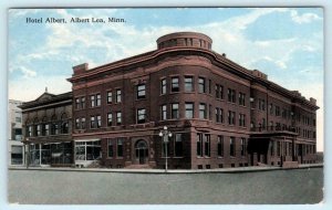 ALBERT LEA, Minnesota MN ~ HOTEL ALBERT 1914  Freeborn County   Postcard