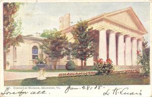 Arlington Virginia~Custis Lee Mansion~1908 Postcard
