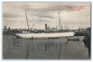 c1910 P. De Cort School Bookstore Palma De Mallorca Spain Antique Postcard