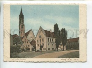 434183 WWII GERMANY Schrobenhausen Adolf Platz 1940 y military post RPPC