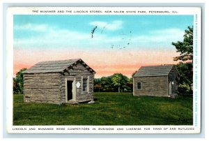 1916 The McNamer and Lincoln Store New Salem State Park, Illinois IL Postcard