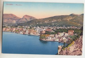 P2729 vintage postcard birds eye view sorrento italy