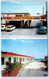 DAYTONA BEACH, Florida FL~ Roadside SURF RANCH MOTEL 1972 Postcard