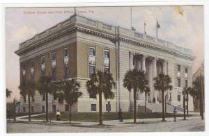 Custom House Post Office Tampa Florida 1910c postcard