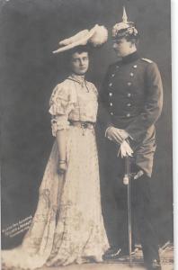 us68 just married military oldenburg officer 1906 military couple propaganda