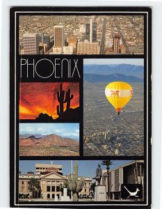 Postcard Multiple Views of Colorful Phoenix Arizona USA