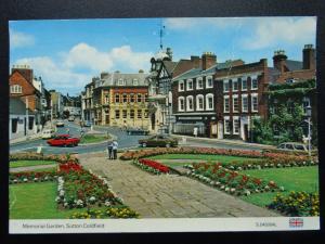 West Midlands SUTTON COLDFIELD Memorial Garden c1970's Postcard