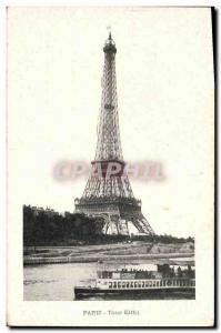 Old Postcard Paris Eiffel Tower Peniche