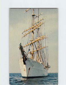 Postcard Operation Sail 1976 USCGC Eagle Sandy Hook New Jersey