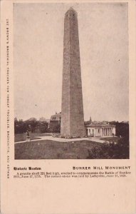 Massachusetts Boston Bunker Hill Monument