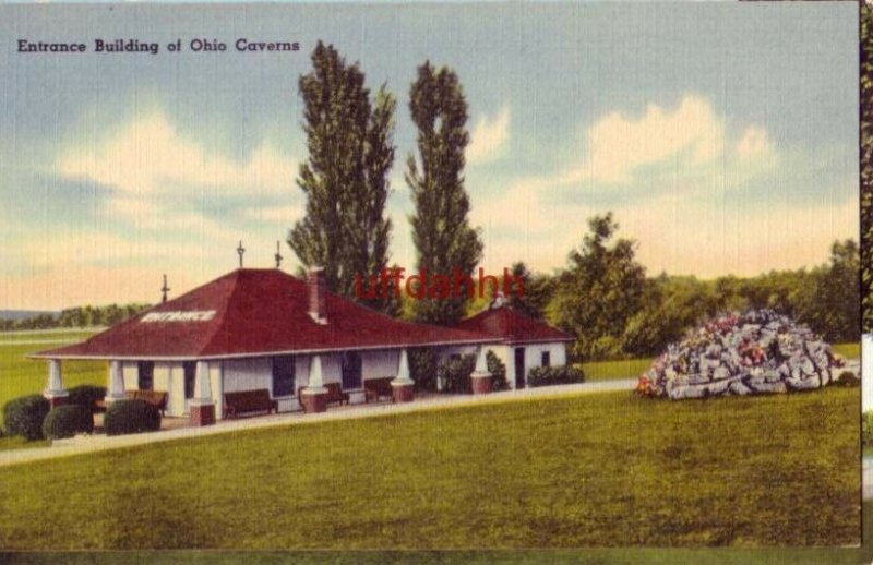 ENTRANCE BUILDING OF OHIO CAVERNS Salem Township