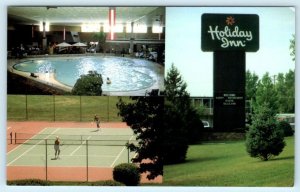 HANNBAL, Missouri MO  Roadside HOLIDAY INN Holidome & Tennis Courts Postcard