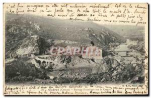 Old Postcard Gueret electric dam on Creuse