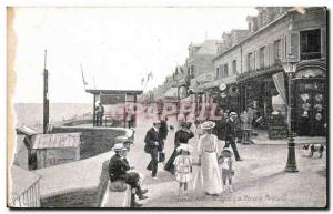 Old Postcard St Aubin Le Digue and stone fish
