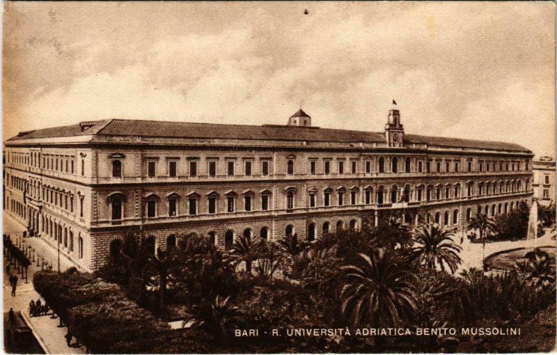 CPA Bari R. Universita Adriatica Benito Mussolini ITALY (802021)