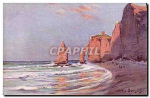 Old Postcard Etretat La Porte d Aval and L Aiguille