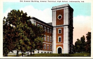 Indiana Indianapolis Old Arsenal Building Arsenal Technical High School