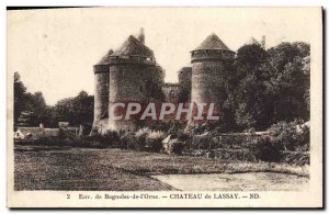 Old Postcard surroundings of Cars & # 39Orne Chateau de Lassay