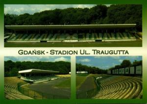 poland, GDANSK, Stadion ul. Traugutta (2004) Stadium Postcard