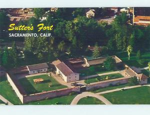 Unused Pre-1980 AERIAL VIEW Sacramento California CA A4168