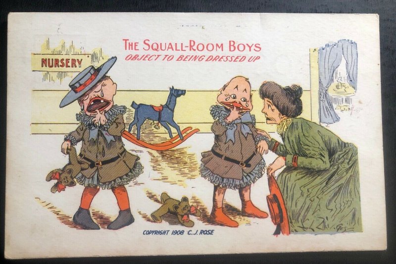 Mint USA Humor Picture postcard PPC The Squall Room Boy