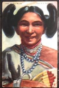 Mint USA PPC Picture Postcard Native American Indian A Hopi Maiden