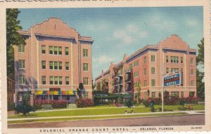 ORLANDO, Florida, 1930-1940s; Colonial Orange Court Hotel