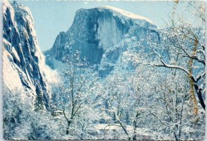 Postcard - Half Dome-Winter, Yosemite National Park - California