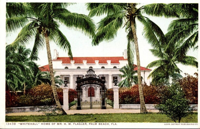 Florida Palm Beach Whitehall Home Of H M Flagler Detroit Publishing