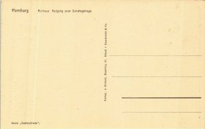 CPA AK Hamburg- Rathaus, Aufgang zum Senatsgehege GERMANY (900280)