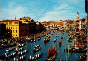 Italy Venezia Great Canal The Regatta