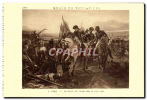 Postcard Old Versailles Battle Of Friedland Vernet Napoleon 1st