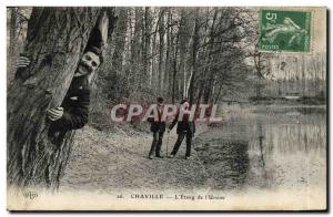 Old Postcard Chaville The Pond of the Ursine