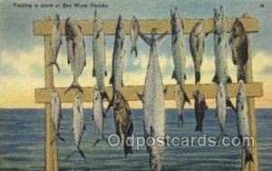Key West, Florida, USA Fishing 1948 postal used 1948