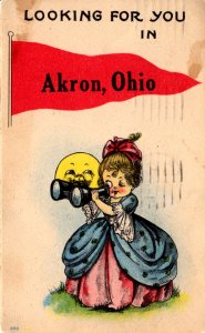 Looking for YOU in Akron, Ohio - in 1916
