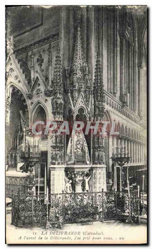 Postcard The Old Delivrande Calvados