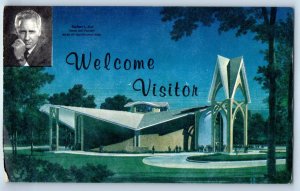 1963 Tallahassee Florida Postcard Welcome Visitor Word Truth Ministries Schedule
